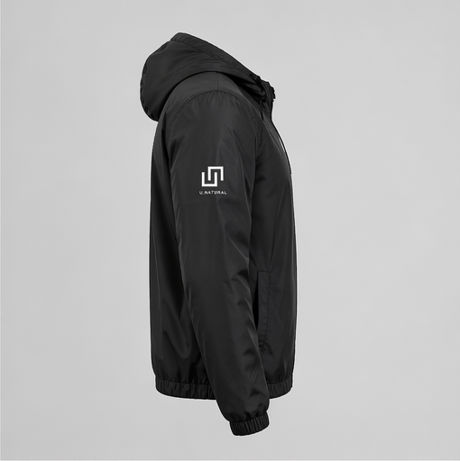 U-NATURAL WINDBREAKER — PRETO