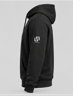 U-NATURAL HOODIE — PRETO