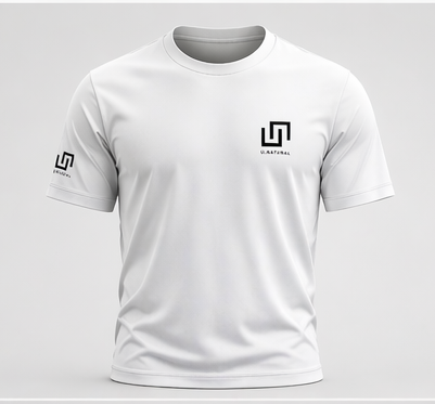 U-NATURAL CORE T-SHIRT — BRANCO
