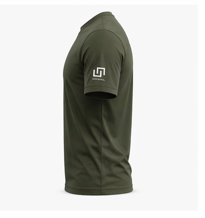 U-NATURAL CORE T-SHIRT — VERDE